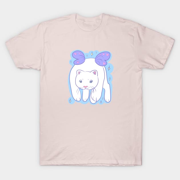 Cute Fairy Cat T-Shirt by HugSomeNettles